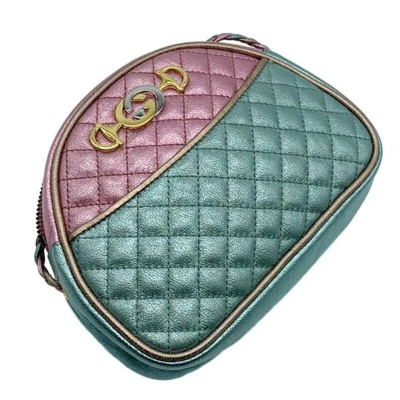 Gucci Mini Trapuntata Multicolor Leather Cross Body Bag