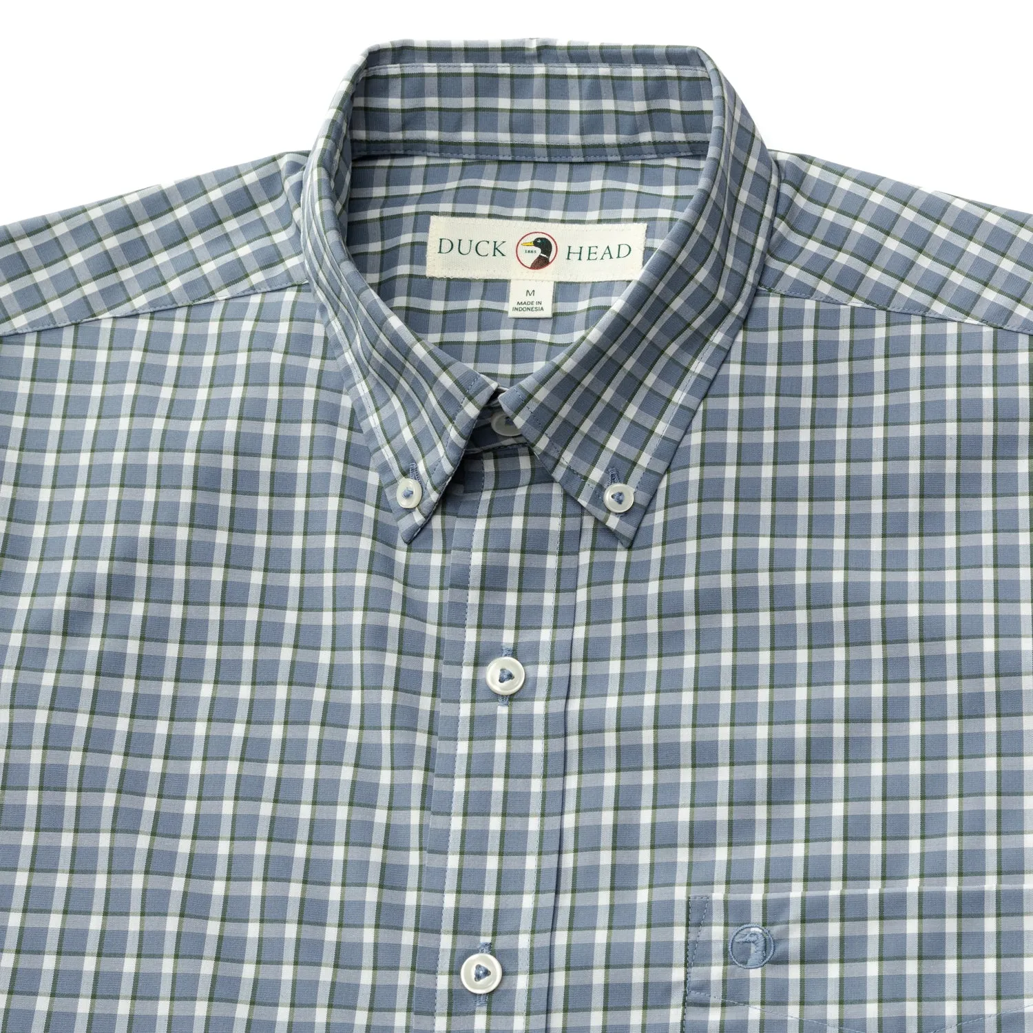 Harrell Plaid Performance Poplin Sport Shirt