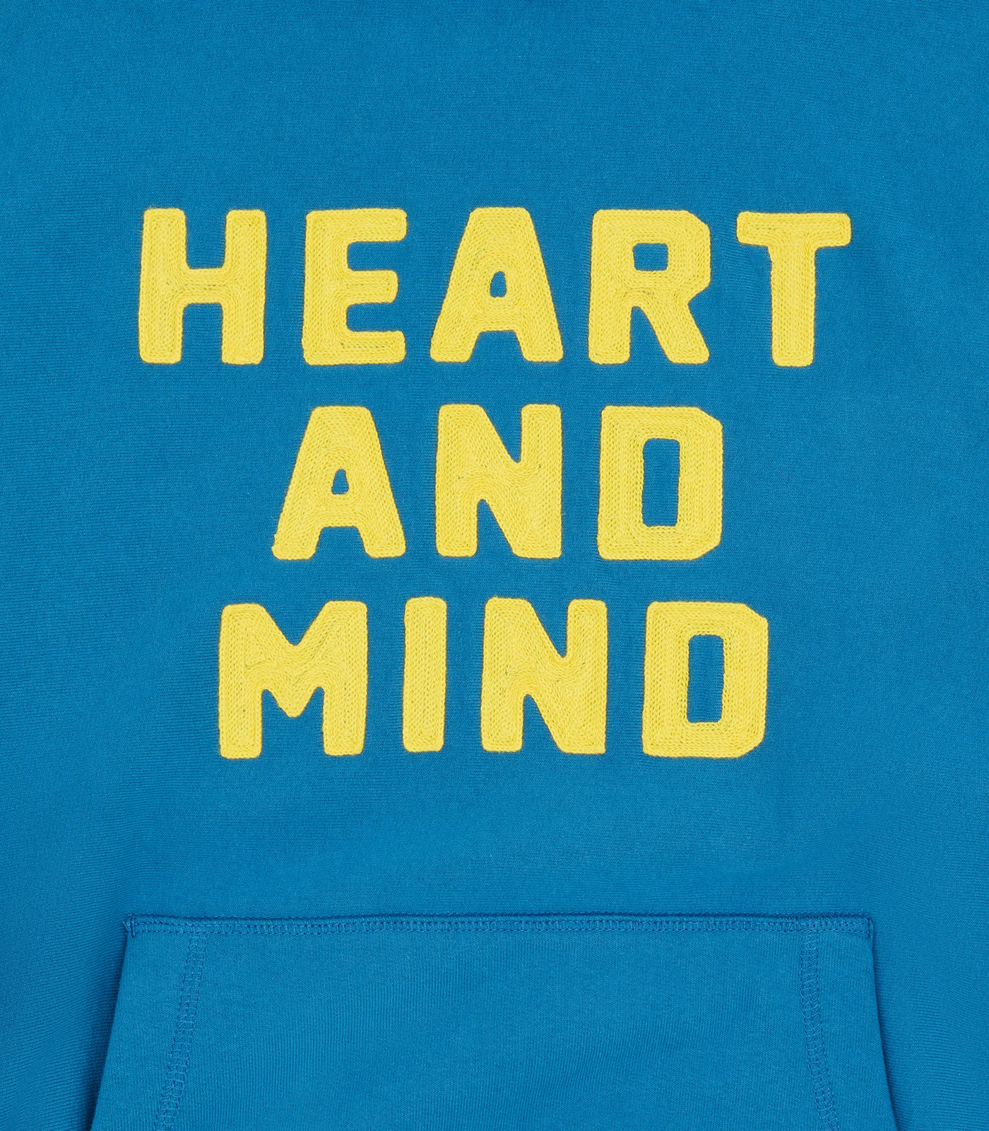 HEART AND MIND POPOVER HOOD - BLUE