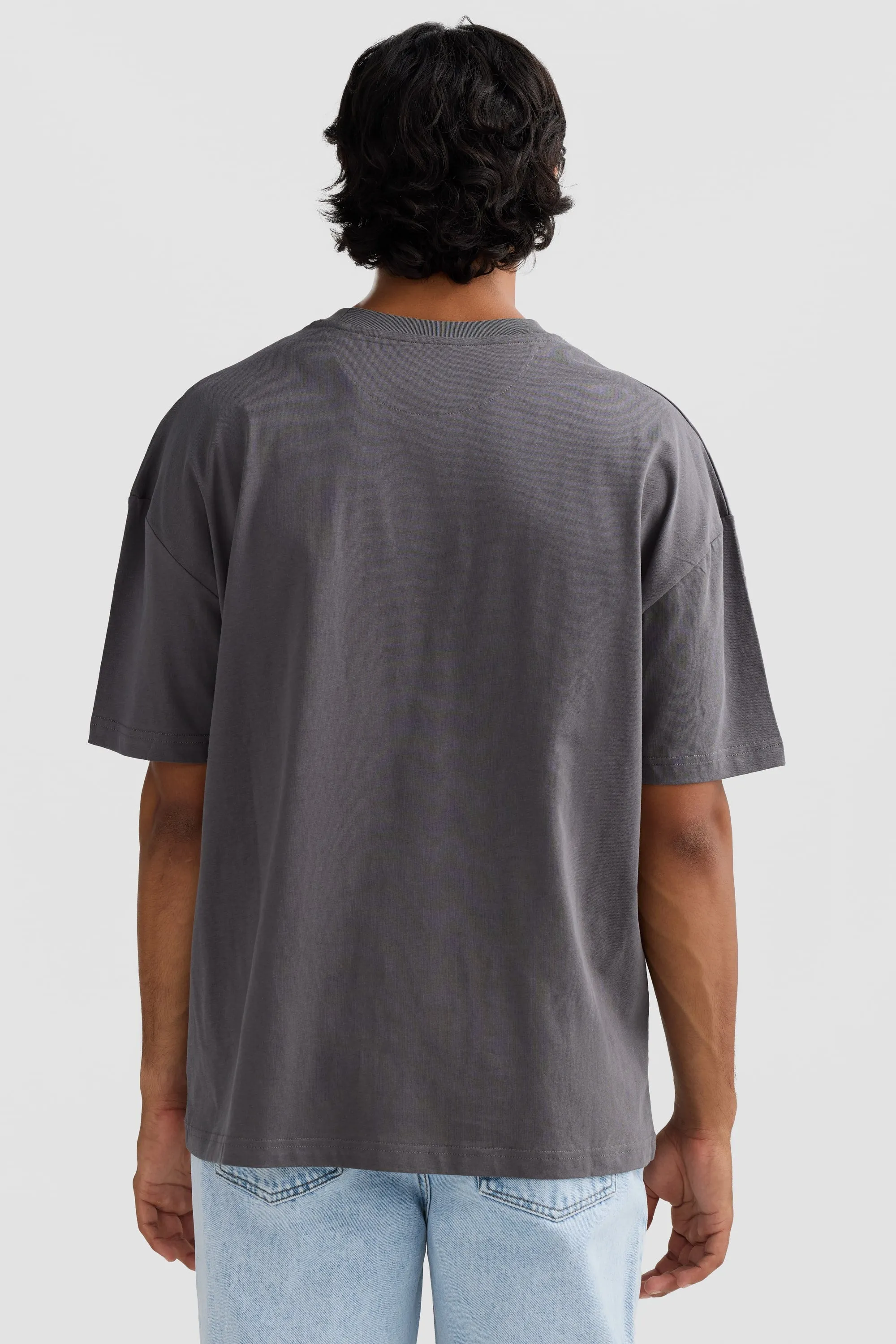 Henderson Box Fit T Shirt Charcoal