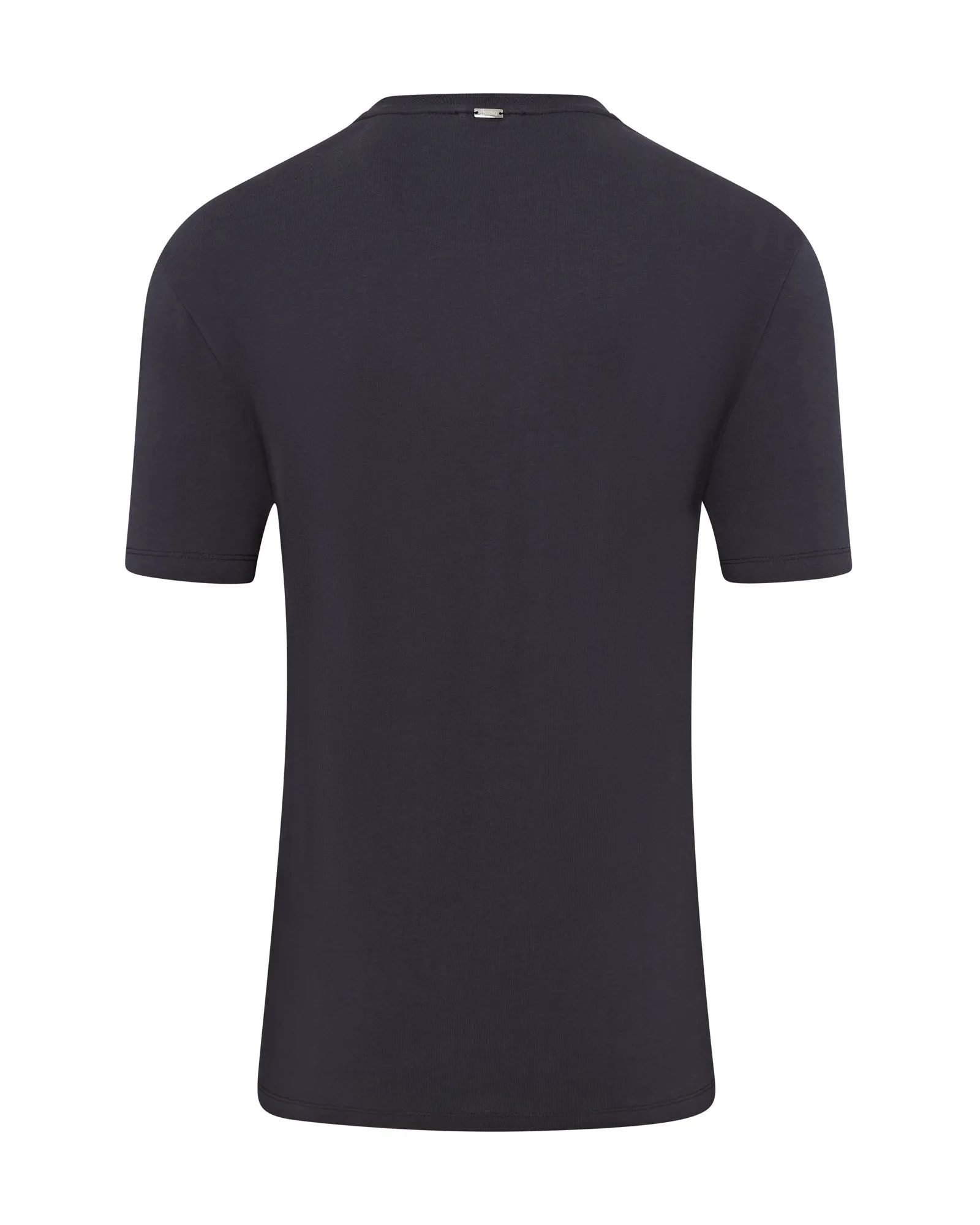 Herno HERNO Embroidery Short Sleeve T-shirt (Navy)