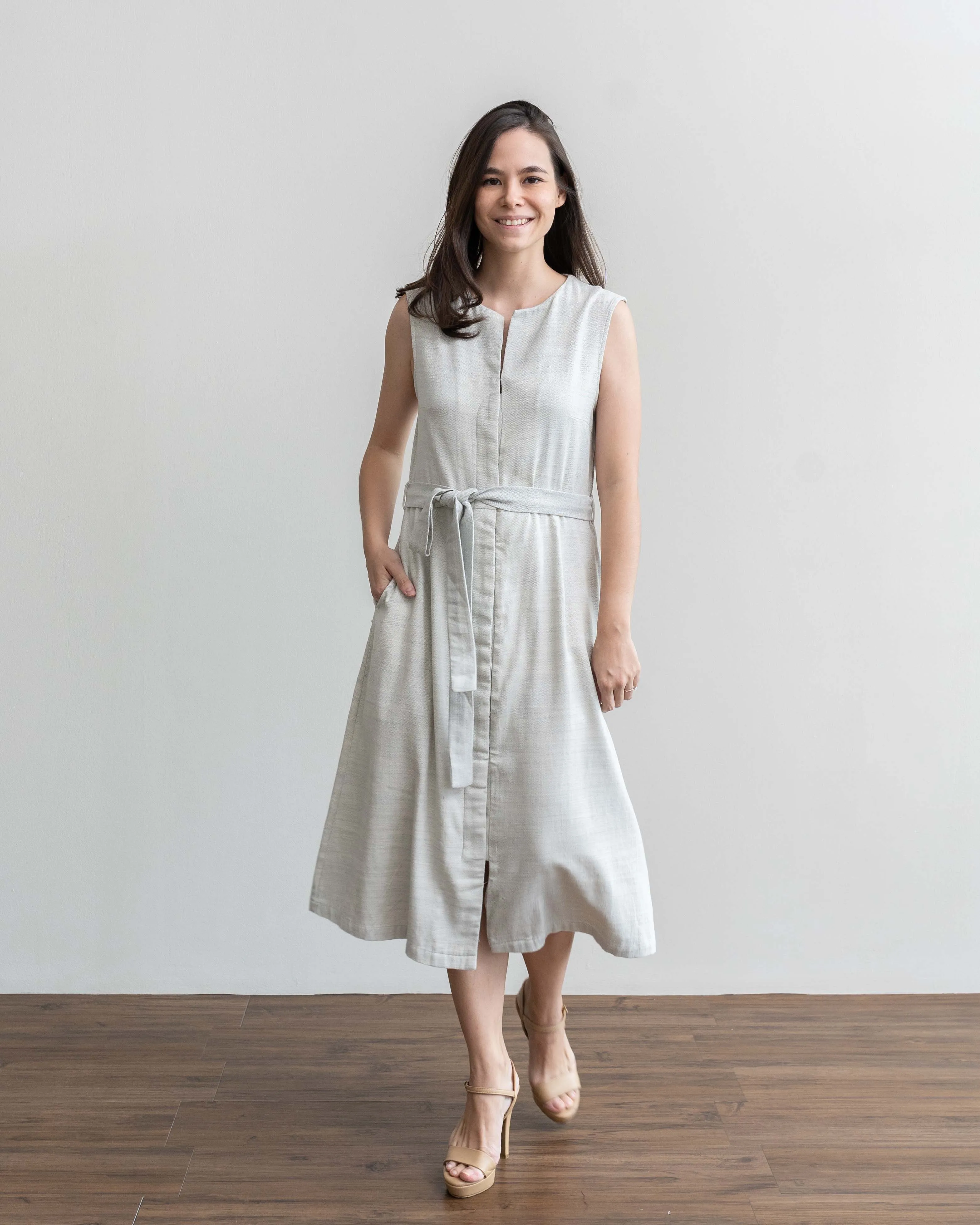 HERRINGBONE - Curator Dress