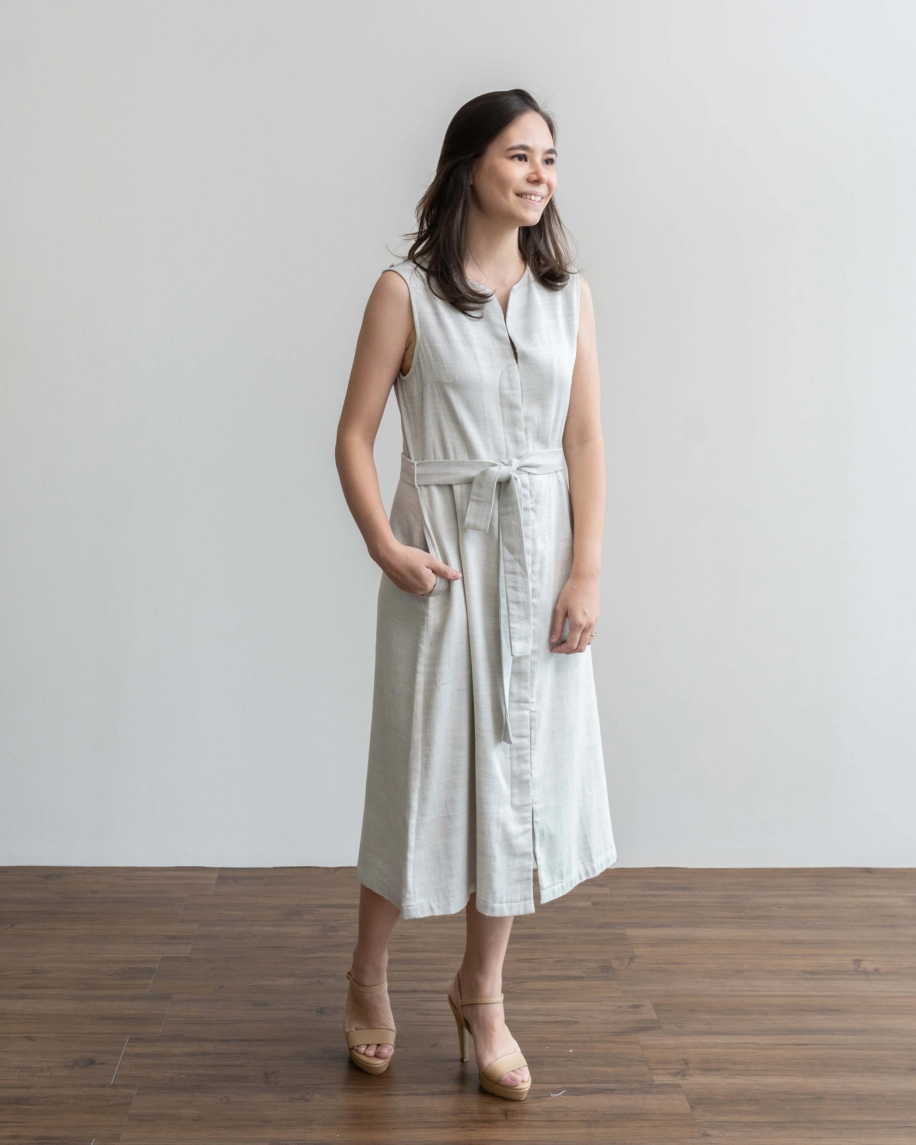 HERRINGBONE - Curator Dress