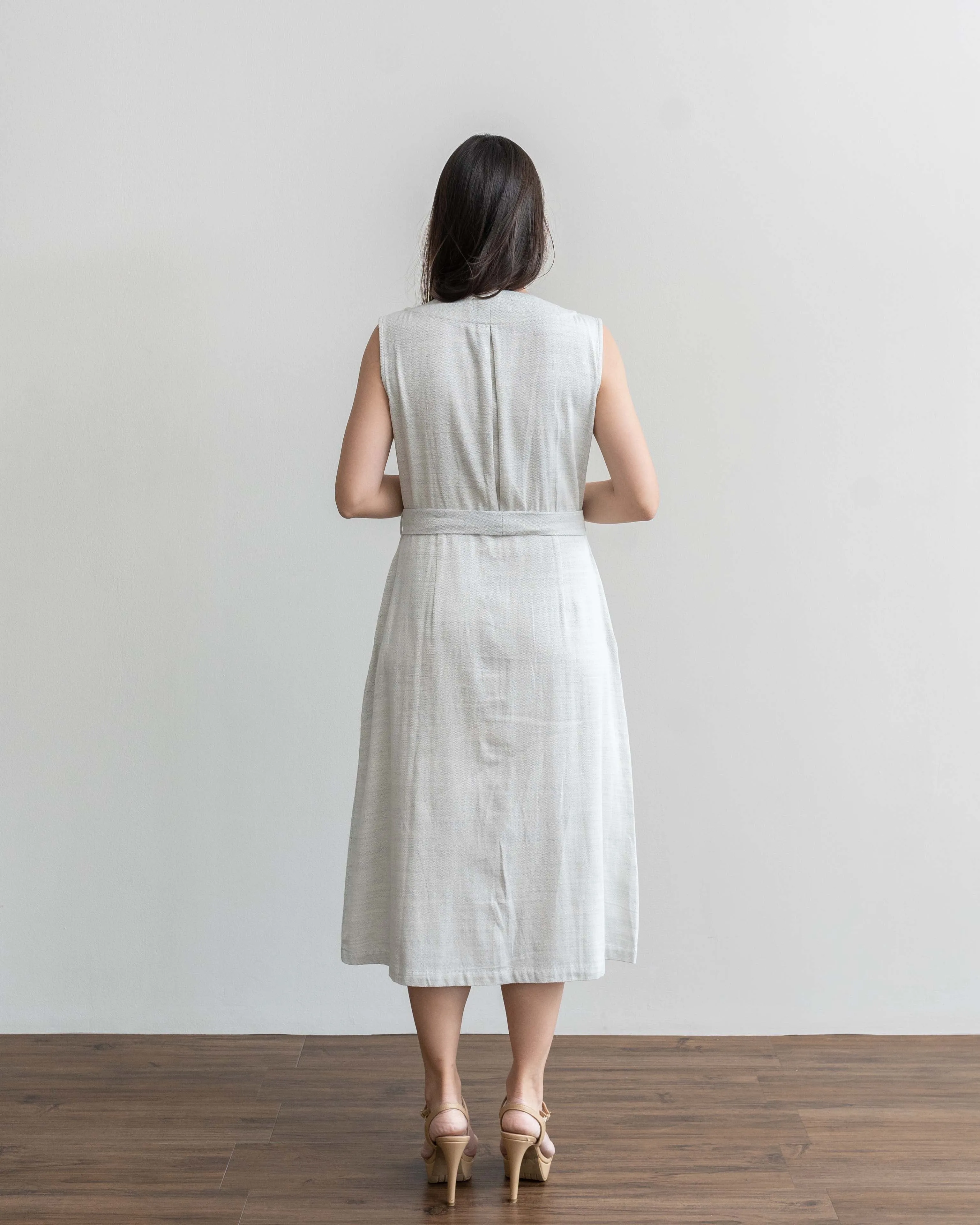 HERRINGBONE - Curator Dress