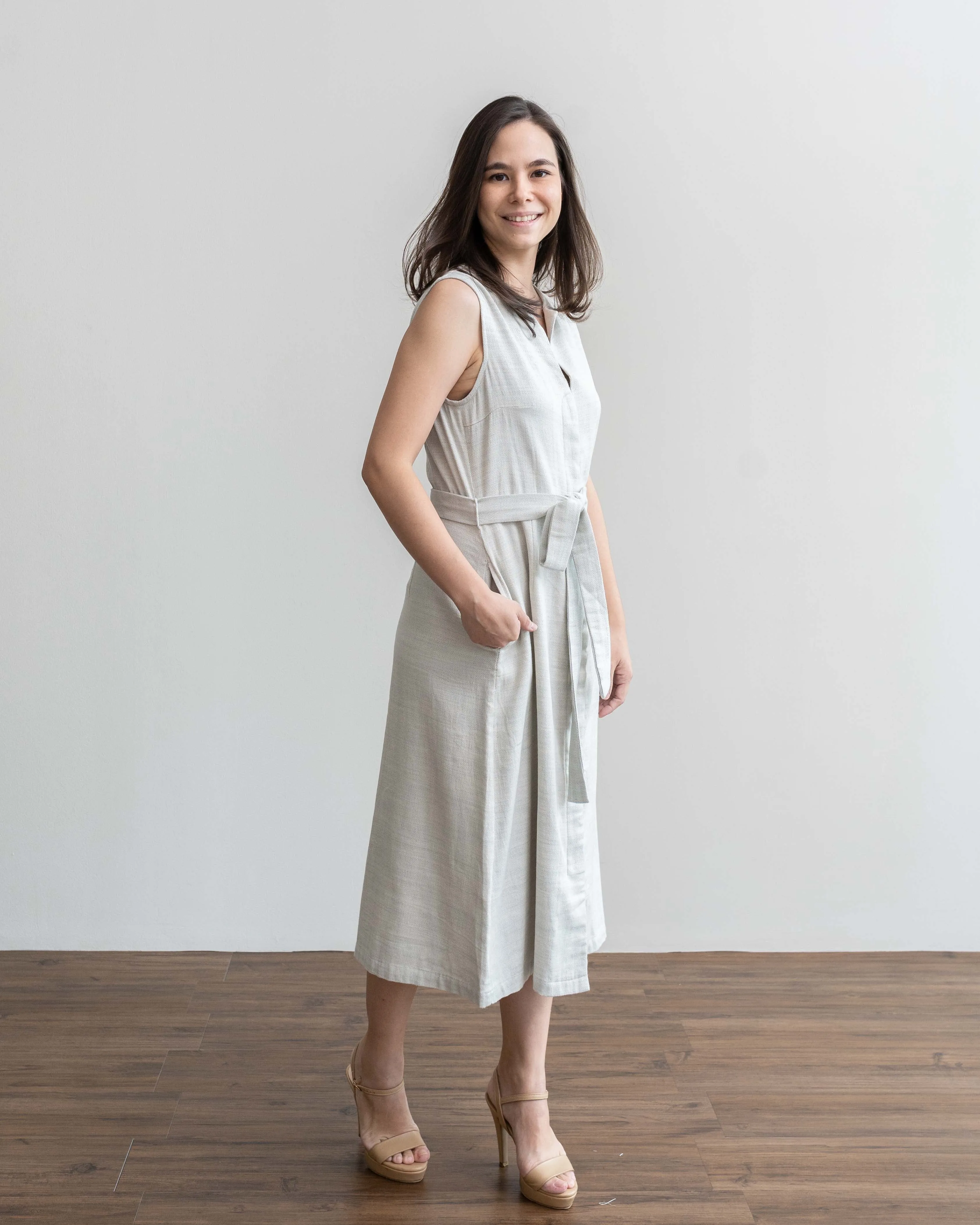 HERRINGBONE - Curator Dress