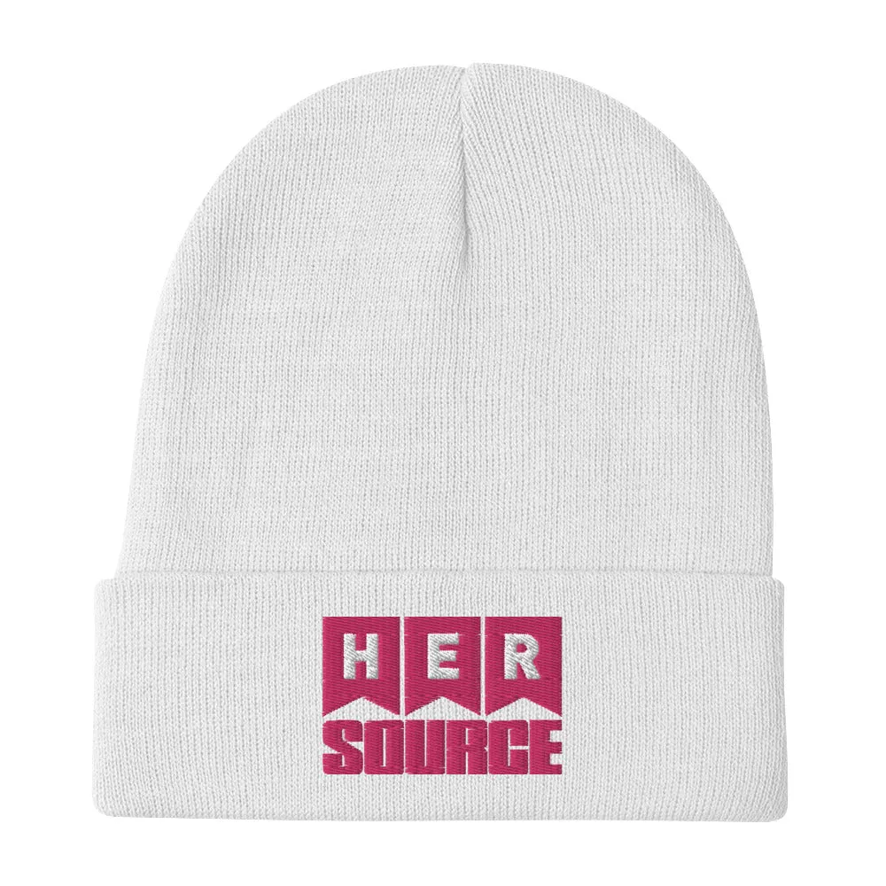 HERSource Logo Embroidered Beanie