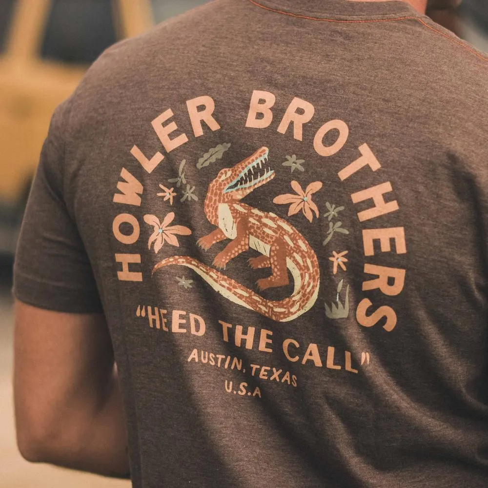 Howler Bros Lazy Gators Pocket T-Shirt - Men's