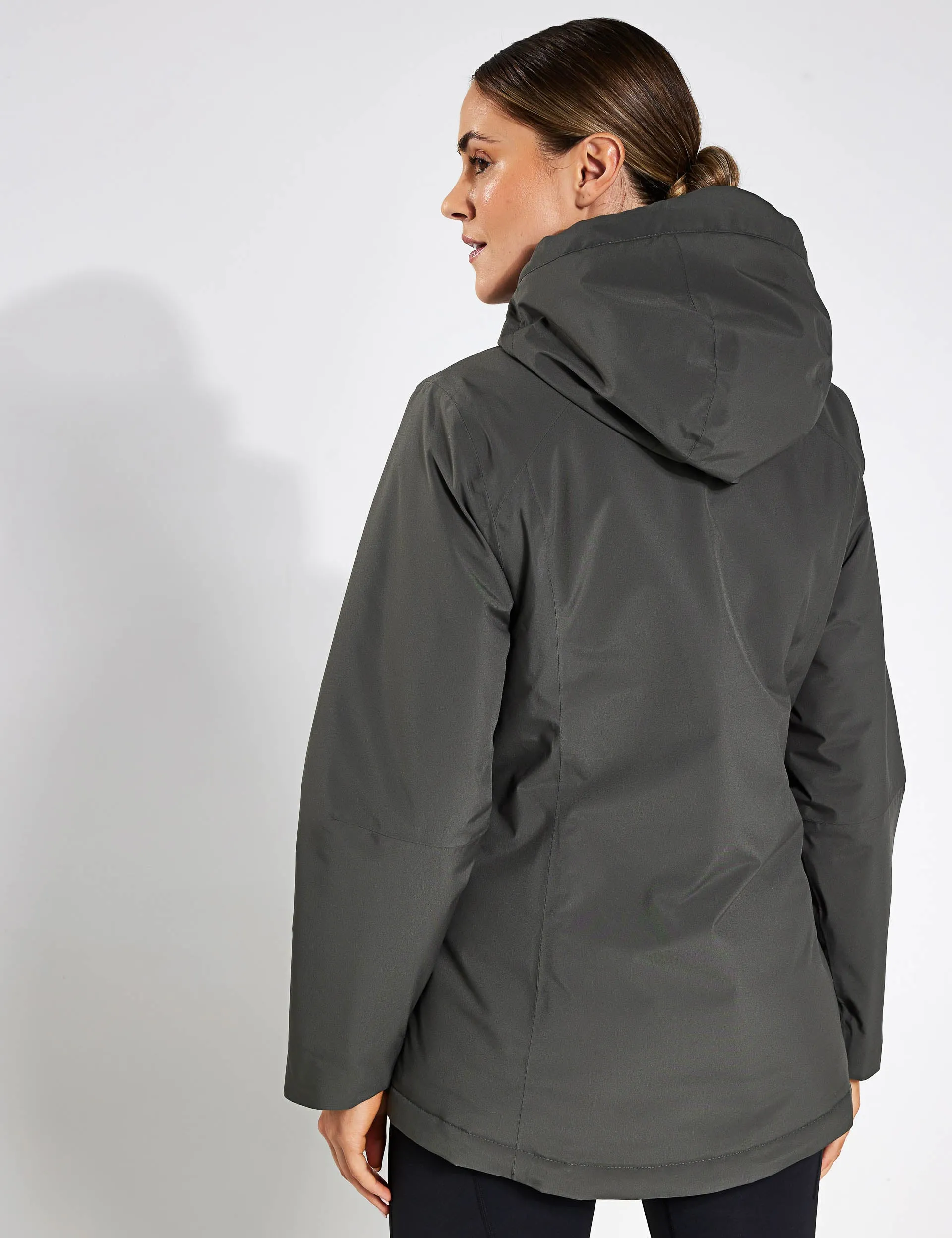 Insulated Waterproof Jacket - Dark Olive