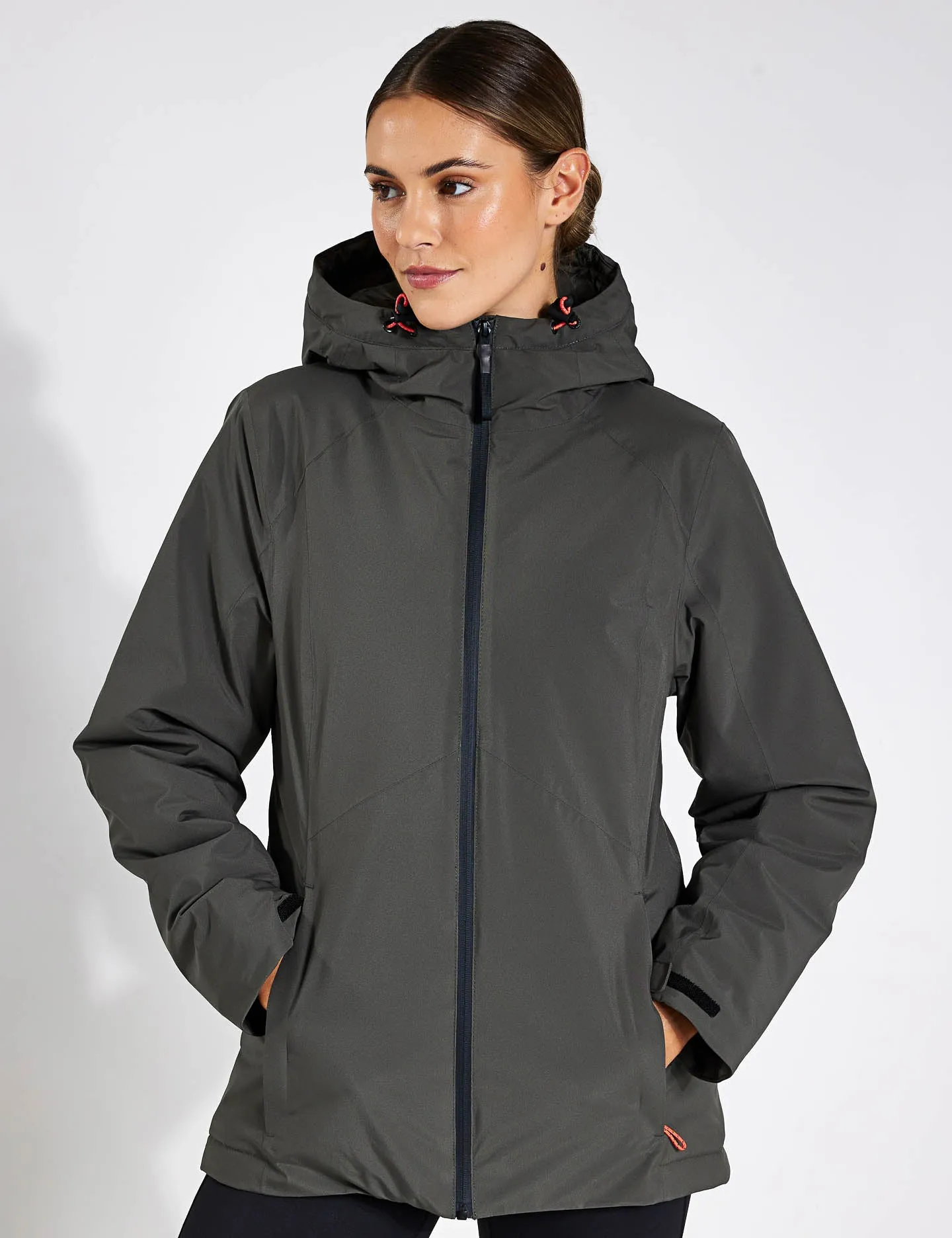 Insulated Waterproof Jacket - Dark Olive