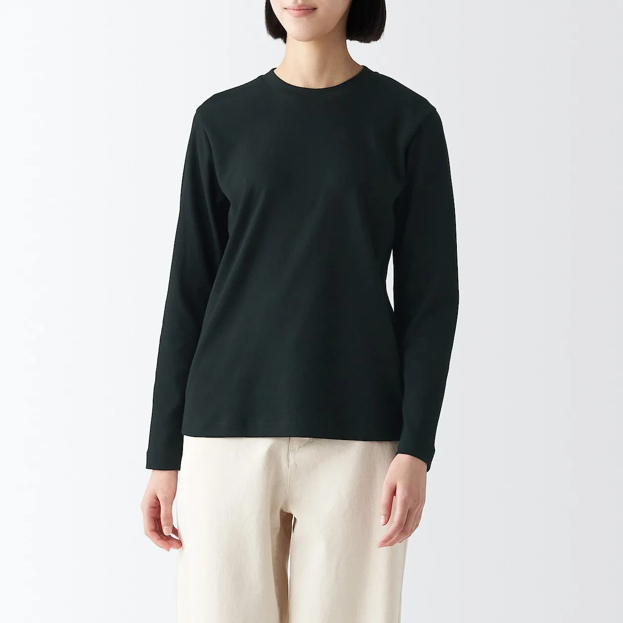 Interlock Crewneck Long Sleeve T-Shirt