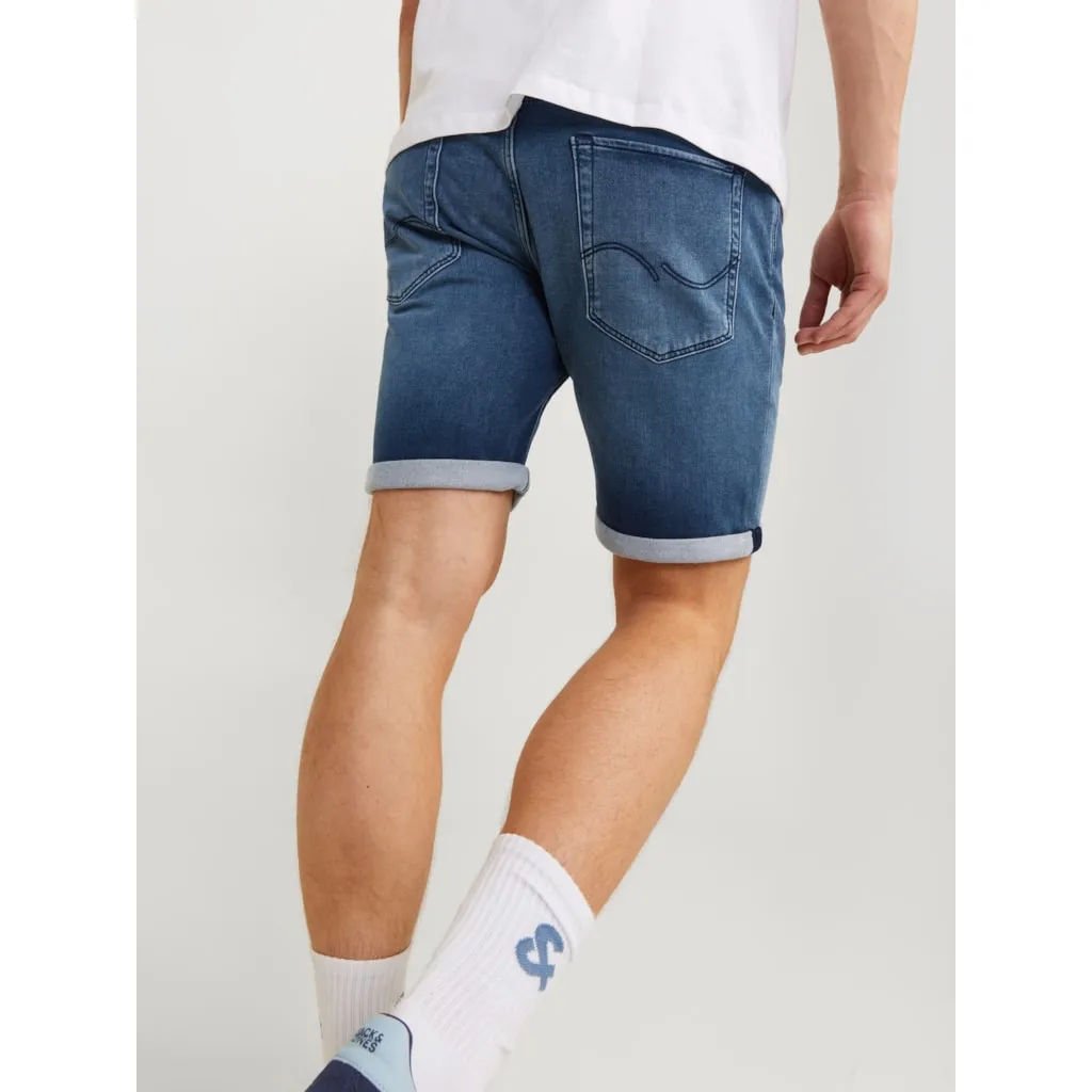 Jack & Jones Mens 'JJIRICK JJICON' Denim Shorts Regular Fit