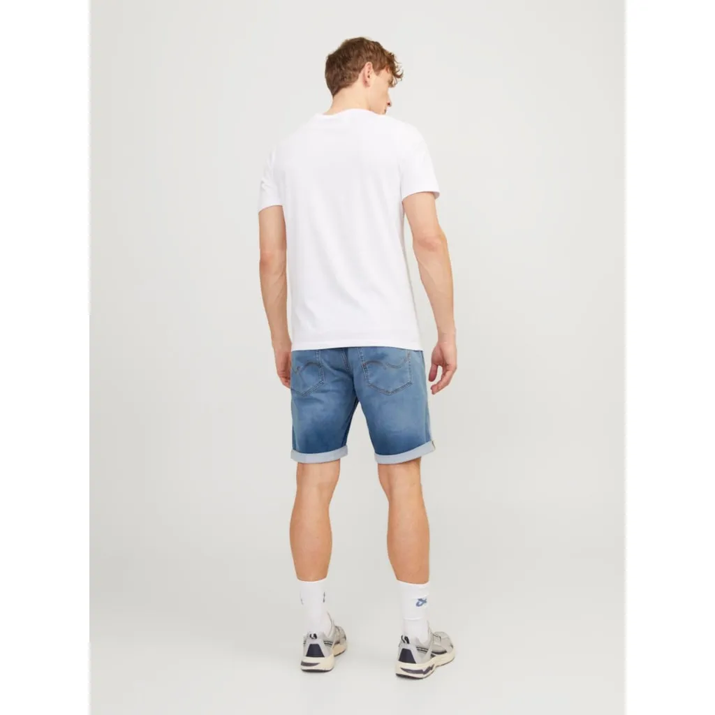 Jack & Jones Mens 'JJIRICK JJICON' Denim Shorts Regular Fit