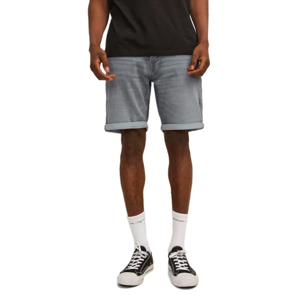 Jack & Jones Mens 'JJIRICK JJICON' Denim Shorts Regular Fit