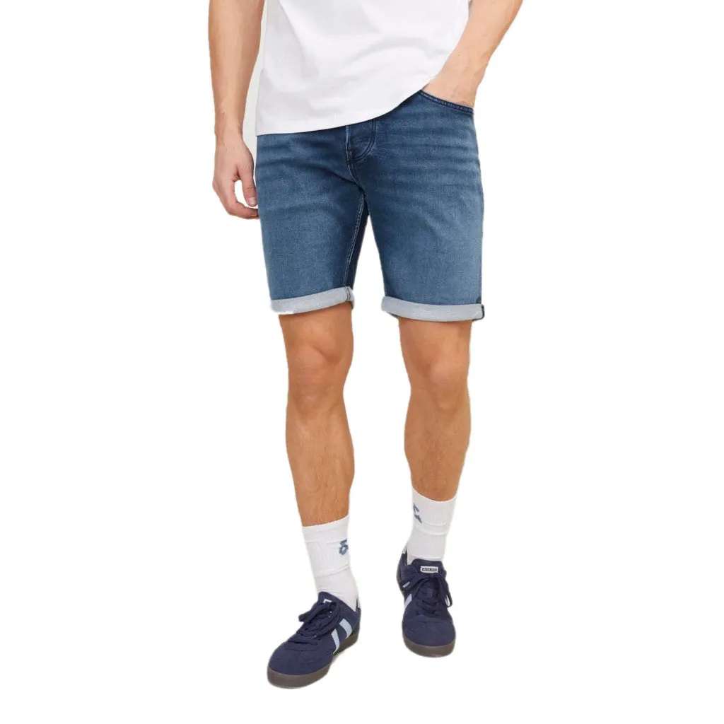 Jack & Jones Mens 'JJIRICK JJICON' Denim Shorts Regular Fit