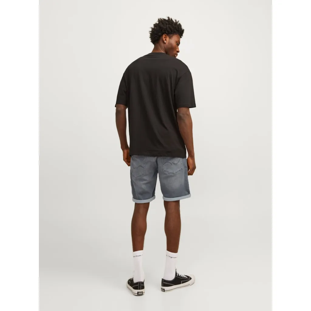 Jack & Jones Mens 'JJIRICK JJICON' Denim Shorts Regular Fit