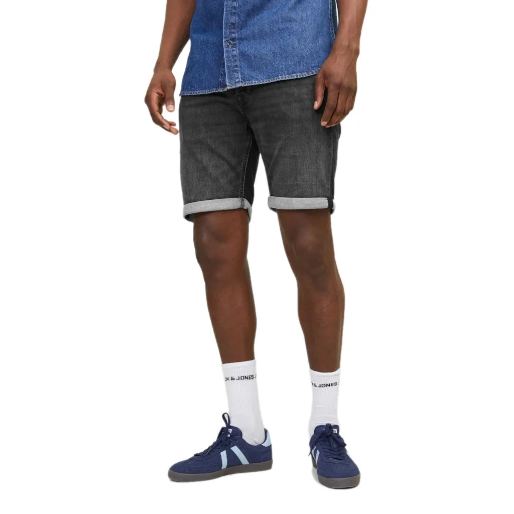 Jack & Jones Mens 'JJIRICK JJICON' Denim Shorts Regular Fit