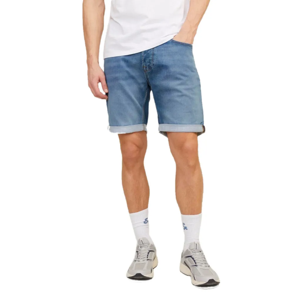 Jack & Jones Mens 'JJIRICK JJICON' Denim Shorts Regular Fit