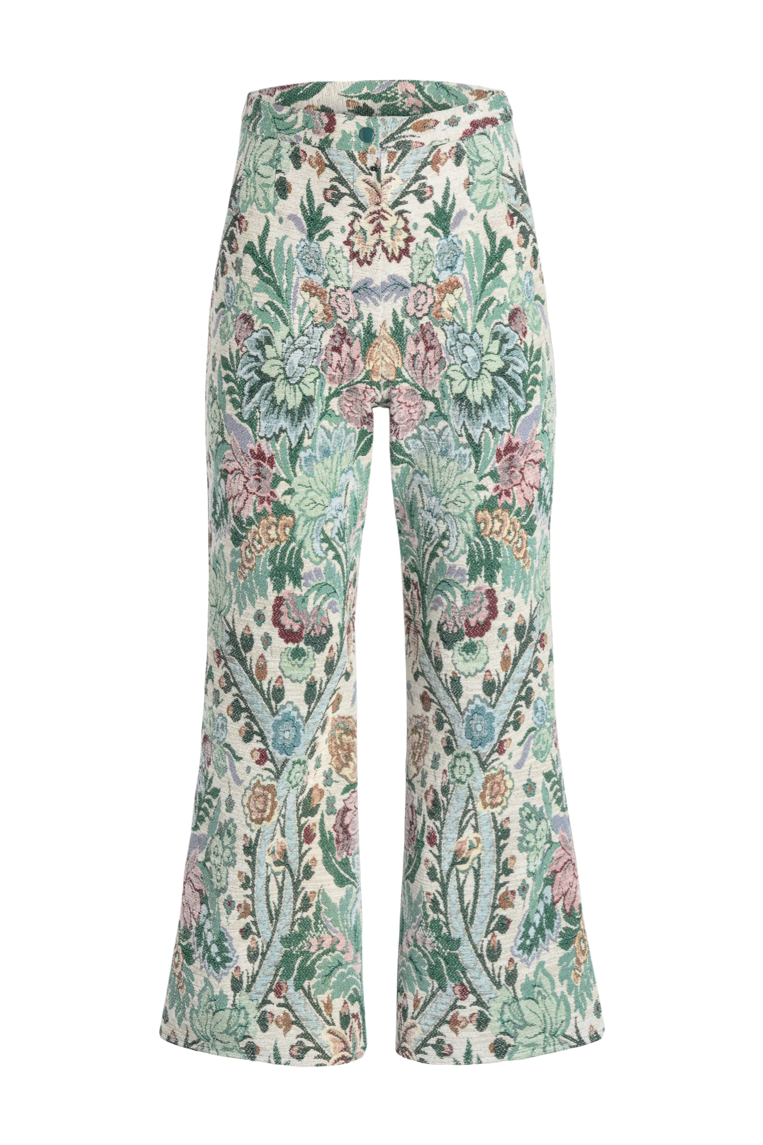 Jacquard Floral Pants