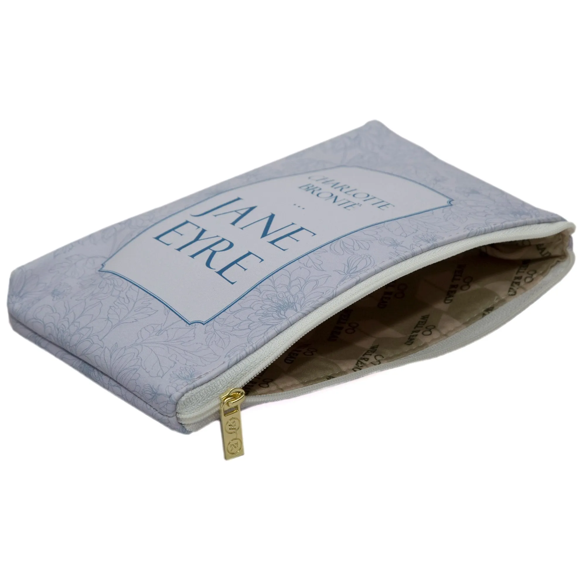 Jane Eyre Lilac Book Pouch Purse Clutch