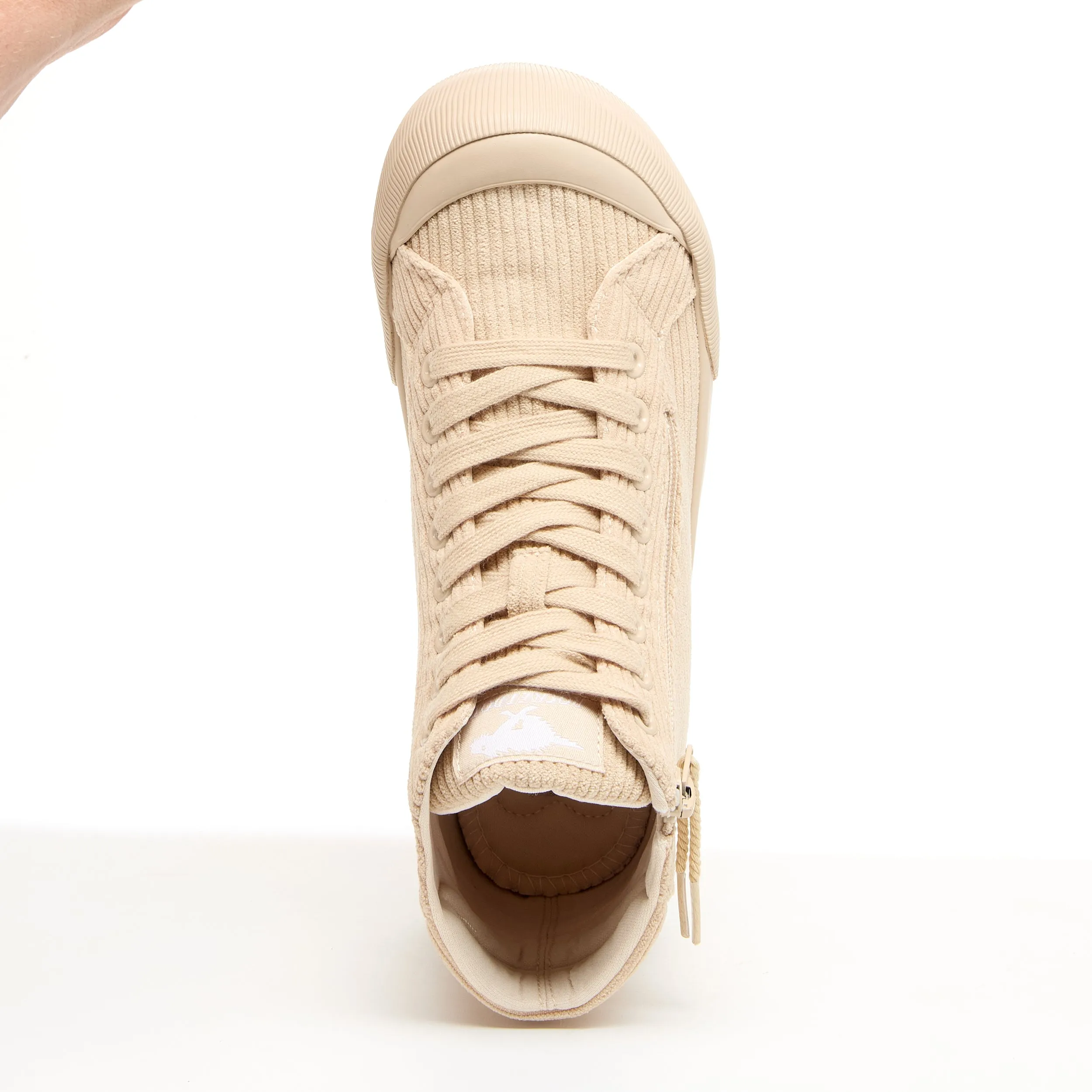 Jazzin Natural Corduroy High Top Sneaker