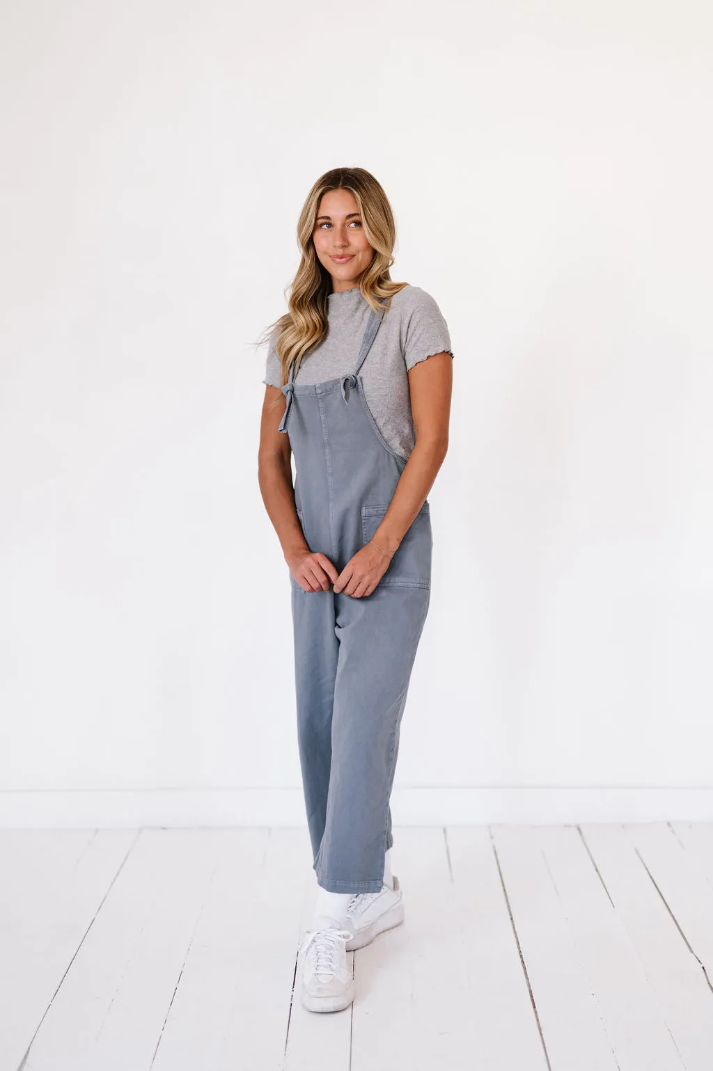 Jenna Jumpsuit in Faded Blue