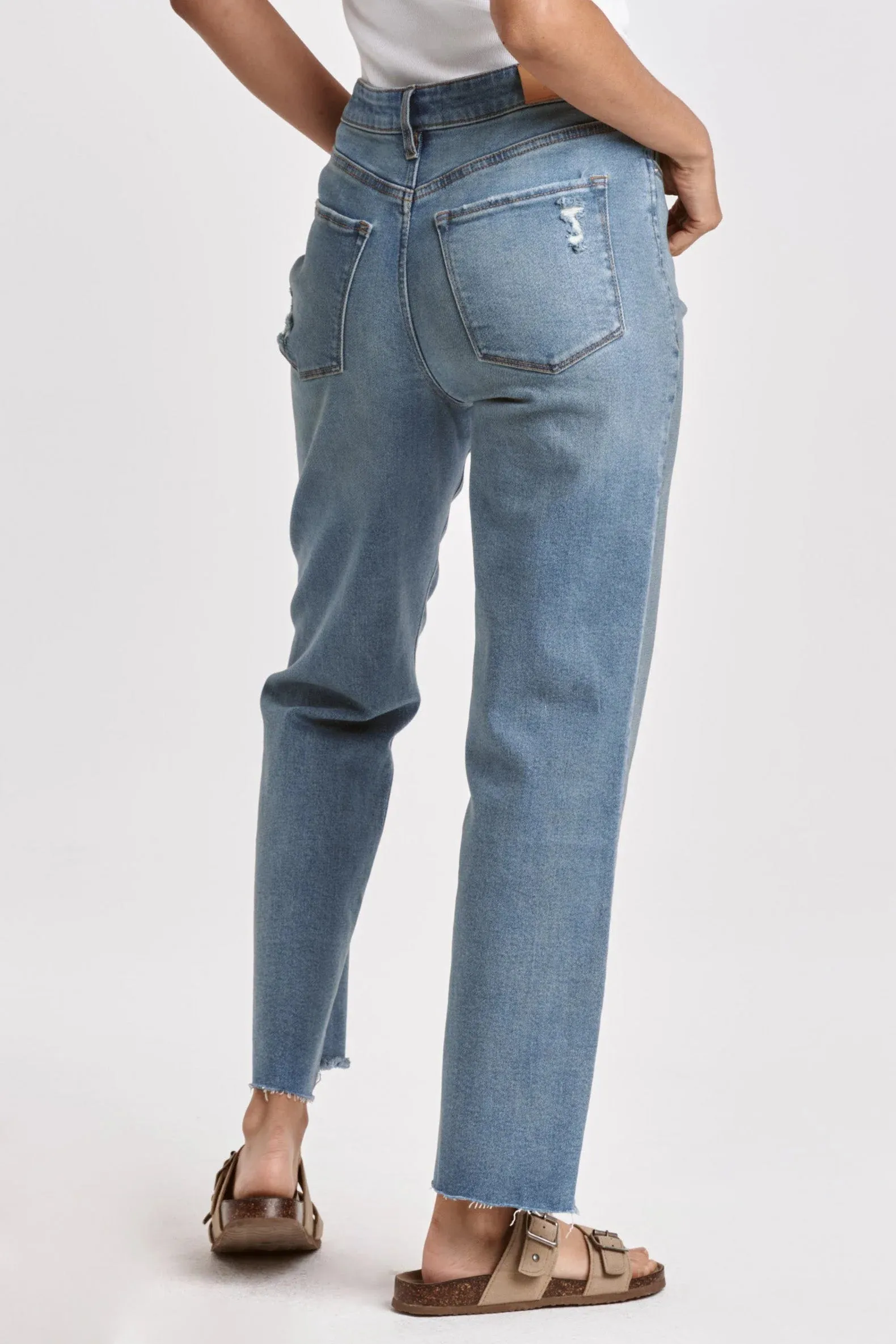 Jody High Rise Cropped Straight Jeans