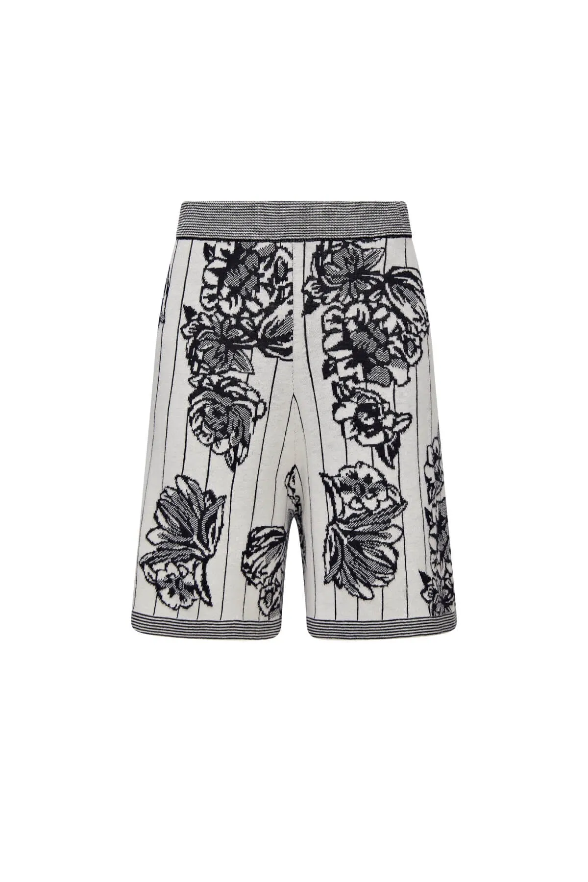 Joseph Floral Jacquard Shorts - Black Combo