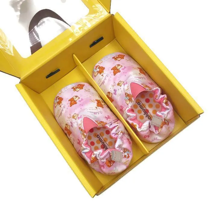 JplusJxRilakkuma PINK SYMPHONY Baby Shoes 粉紅幻彩鬆弛熊學步鞋(18-24/24-30m)