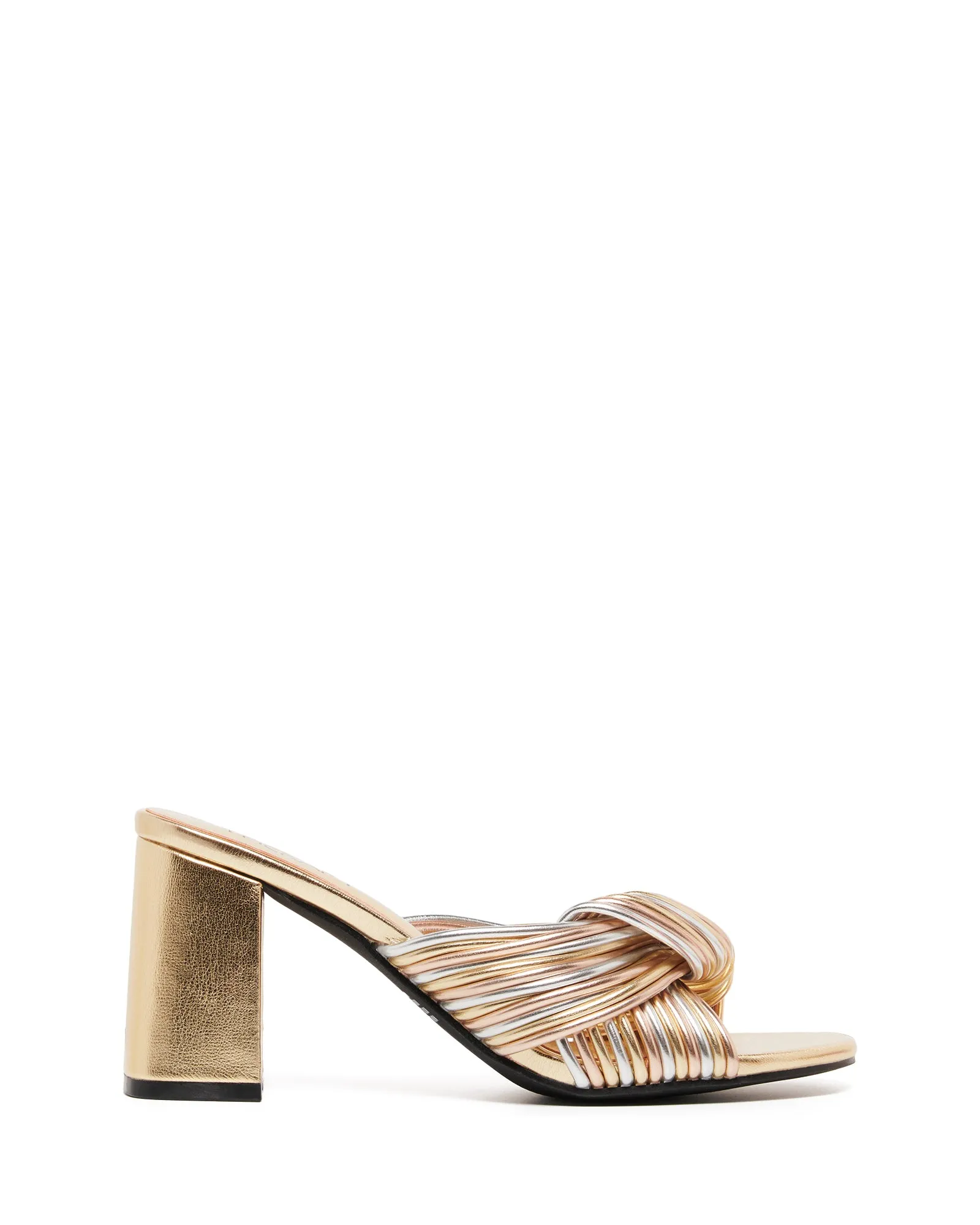 Kaylee Heel Gold Metallic