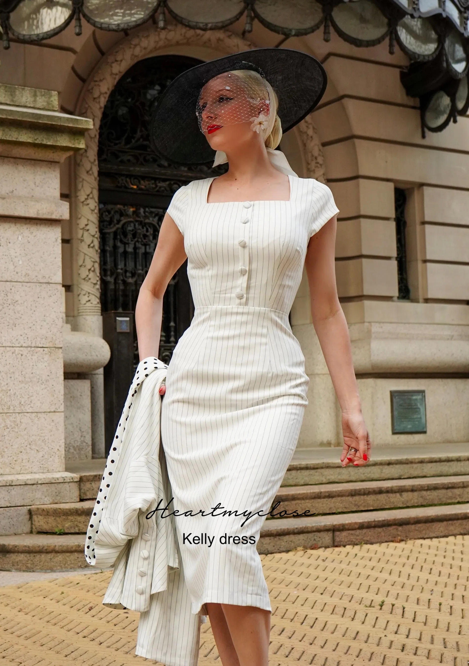 KELLY- retro vintage dress pencil