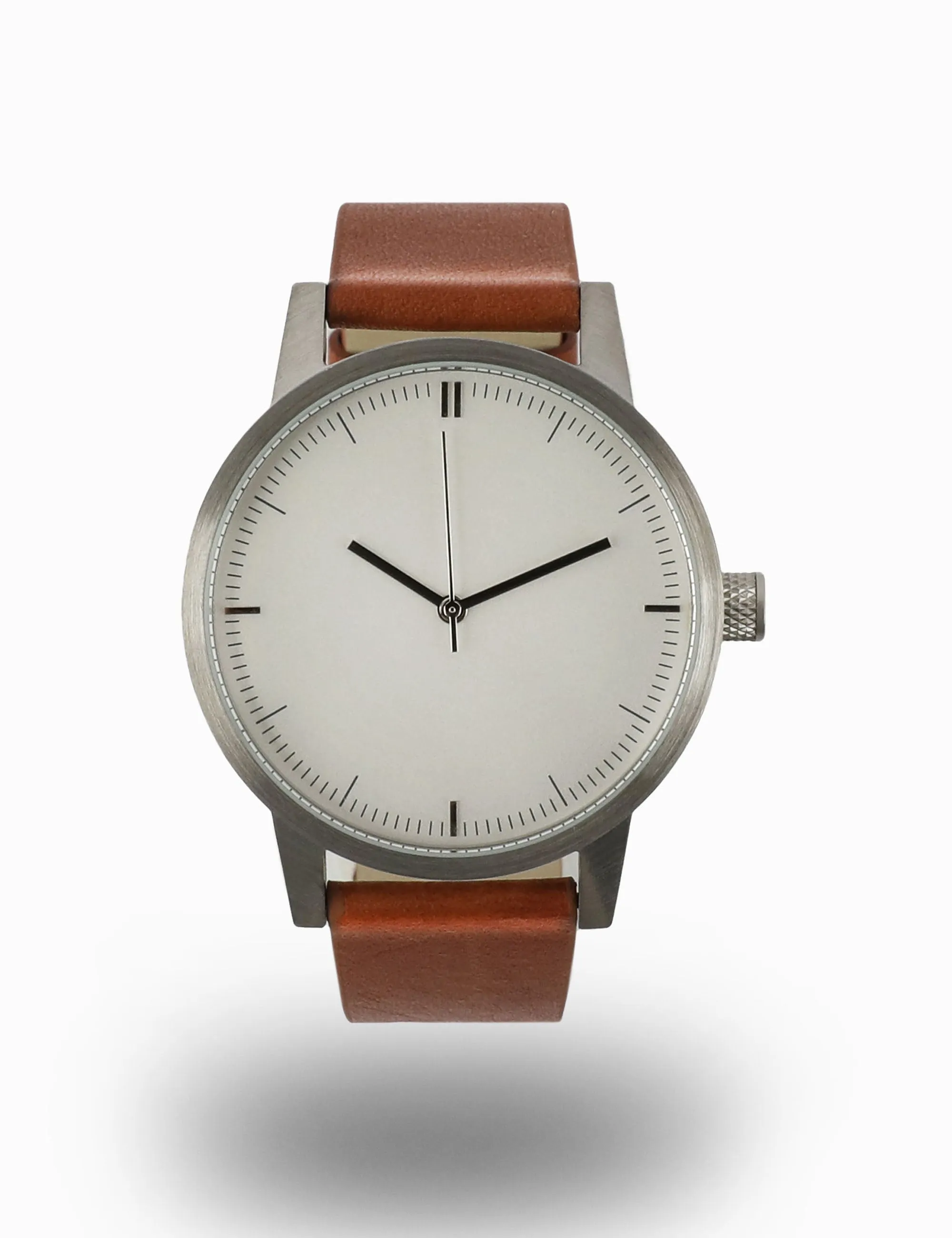 Kent 42mm Watch - Sliver/White/Tan