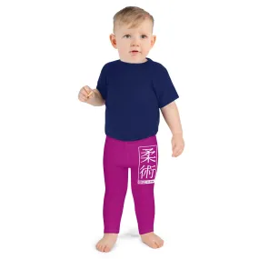 Kid's Boys Jiu-Jitsu Athletic Leggings 014 - Vivid Purple