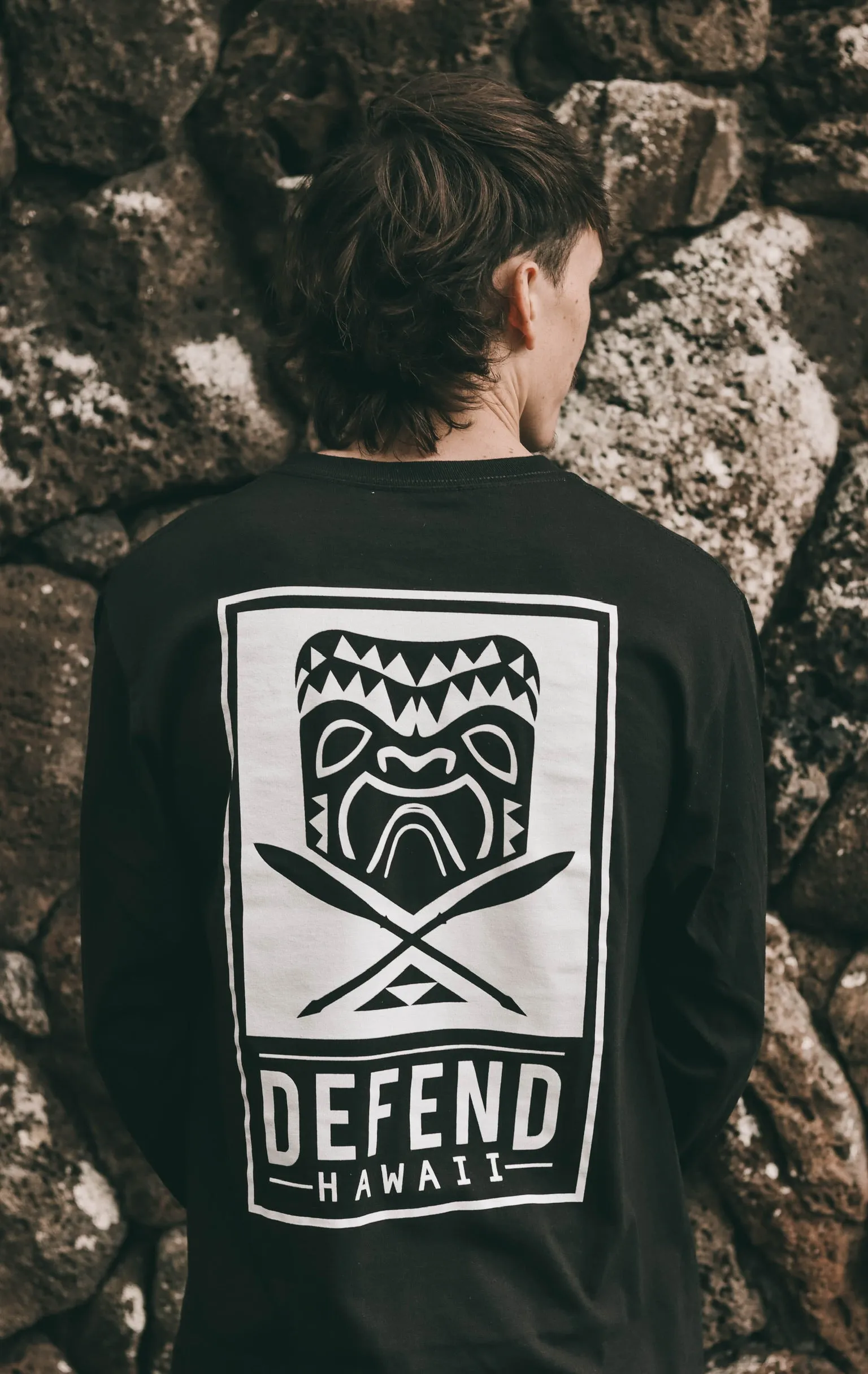 KI'I STACK Black Longsleeve