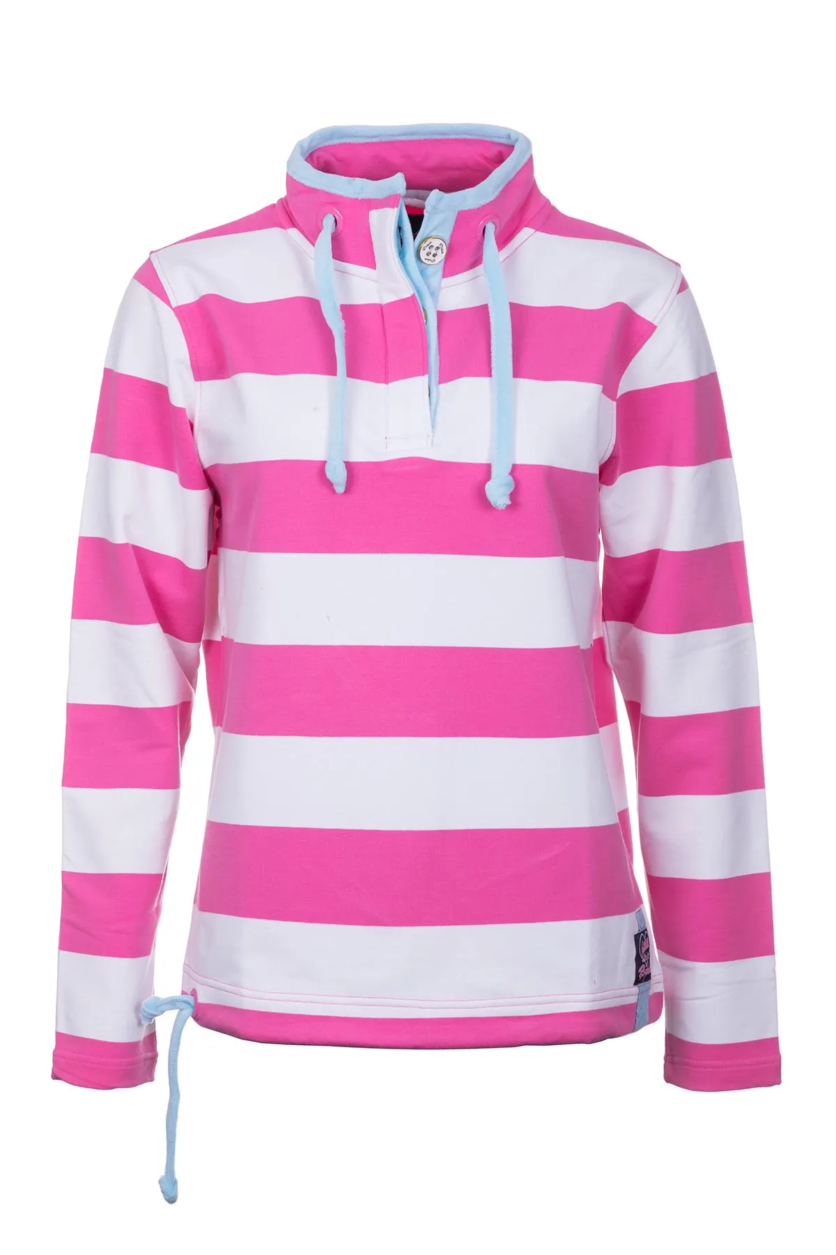 Ladies Broadstripe Neck Sweatshirt