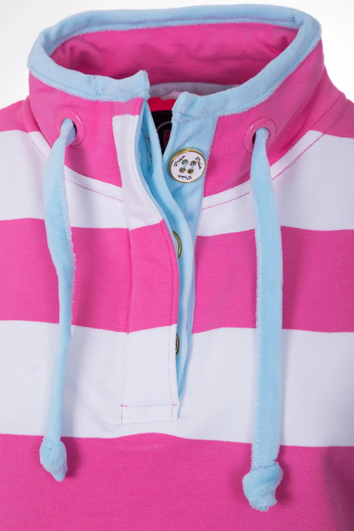 Ladies Broadstripe Neck Sweatshirt