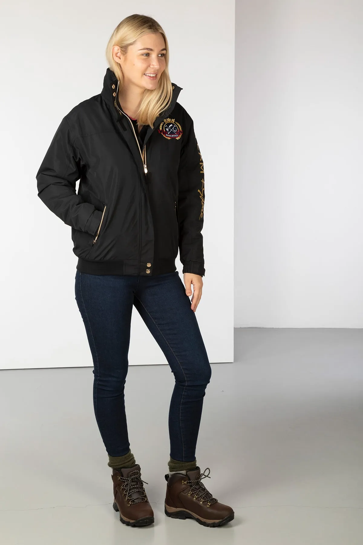 Ladies Emblem Bomber Jacket - Ripon