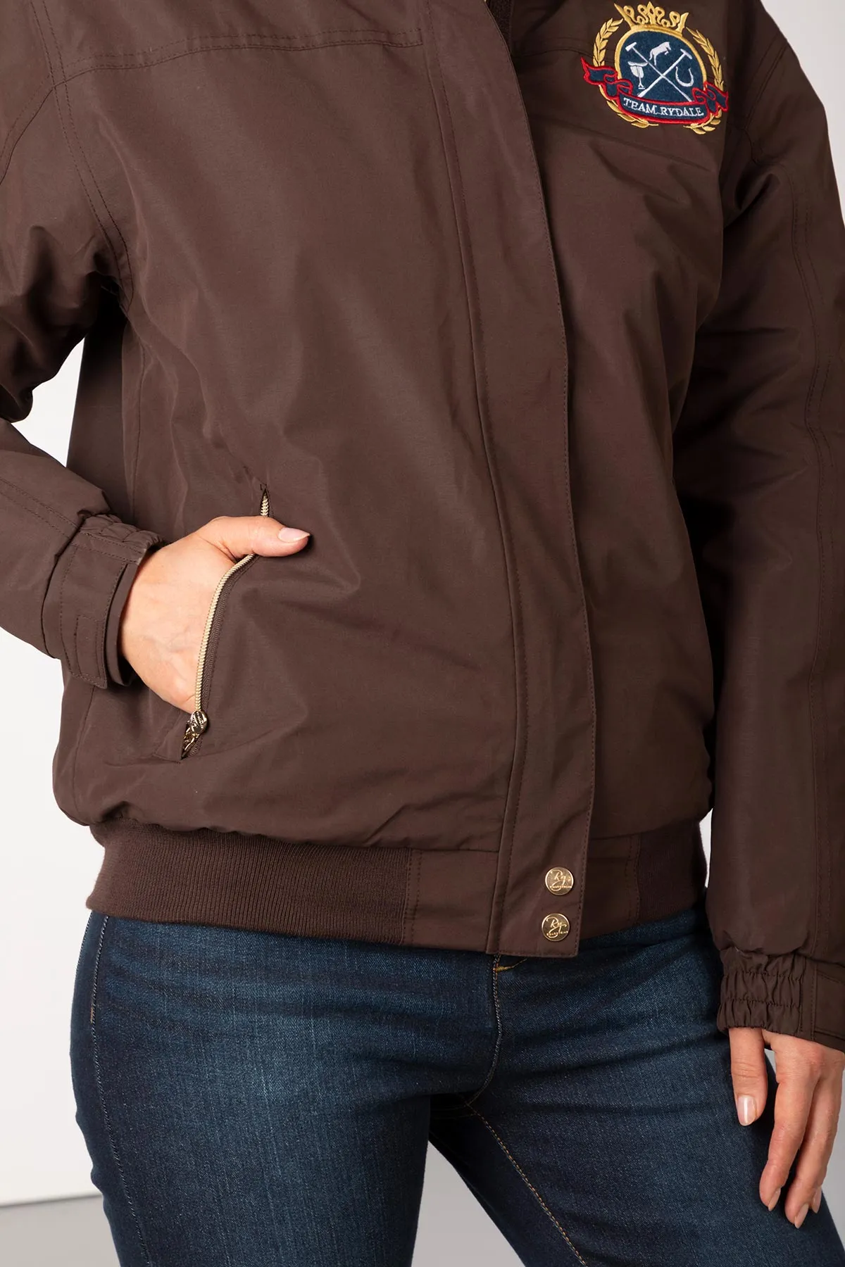 Ladies Emblem Bomber Jacket - Ripon