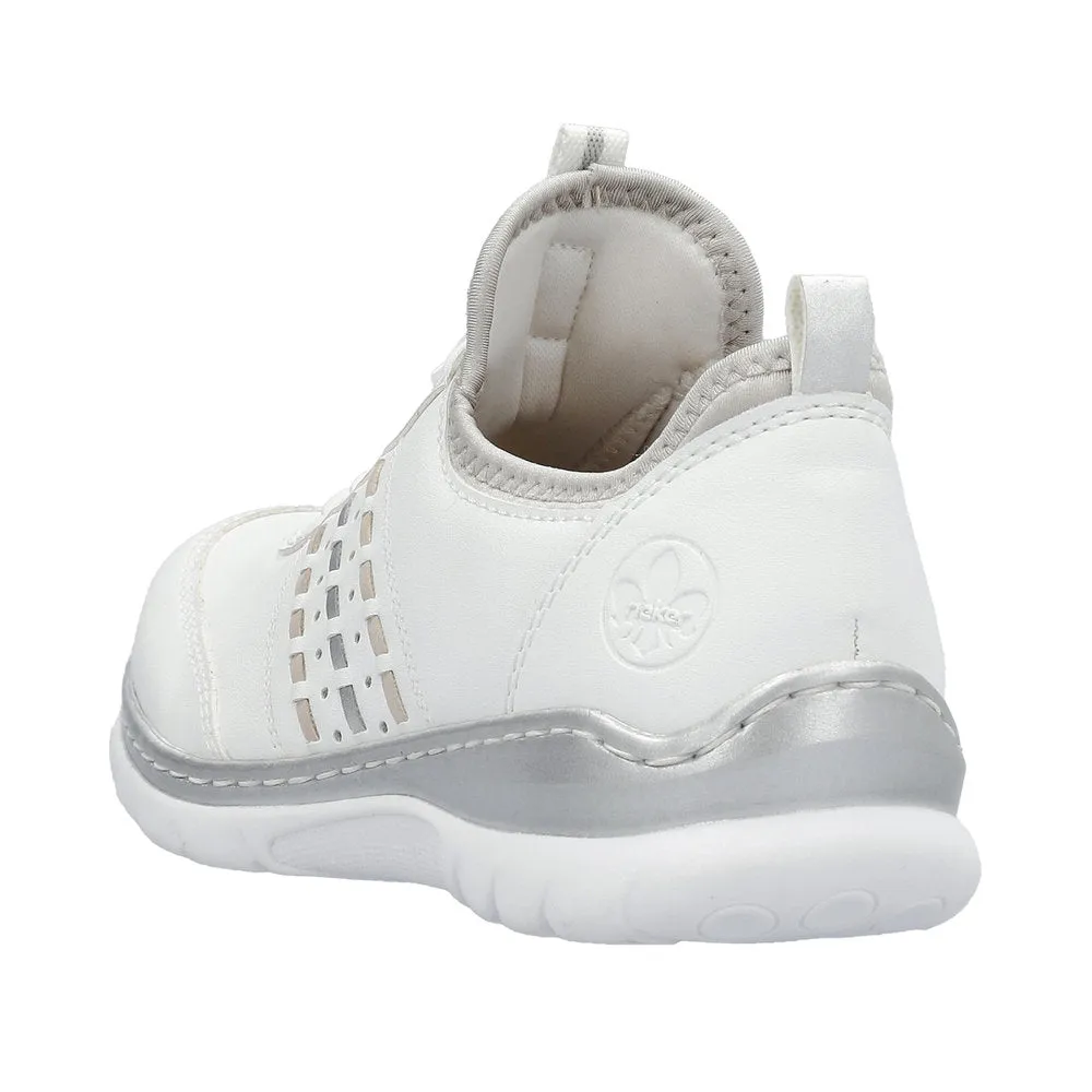 Ladies Rieker Lace Up Shoe White/Combination Style L3259-80 sale