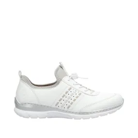 Ladies Rieker Lace Up Shoe White/Combination Style L3259-80 sale