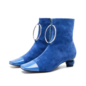 Ladies Ring Ankle Boots 5590 Blue