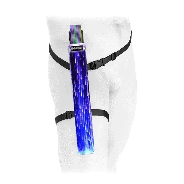 LED Fiber Optic Light Up Color Changing Fan Holster