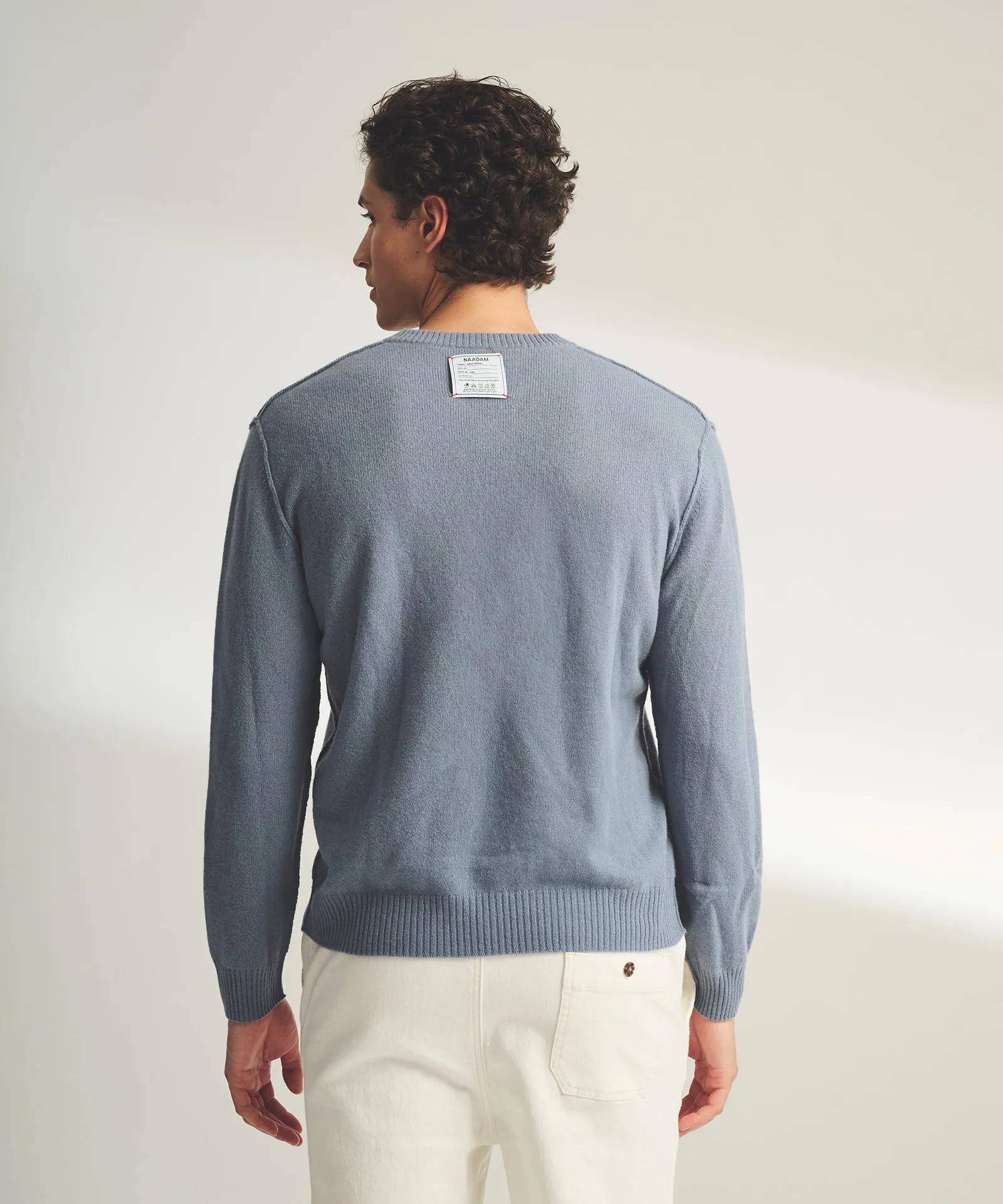 Lightweight Reversible Cashmere V-Neck Sweater