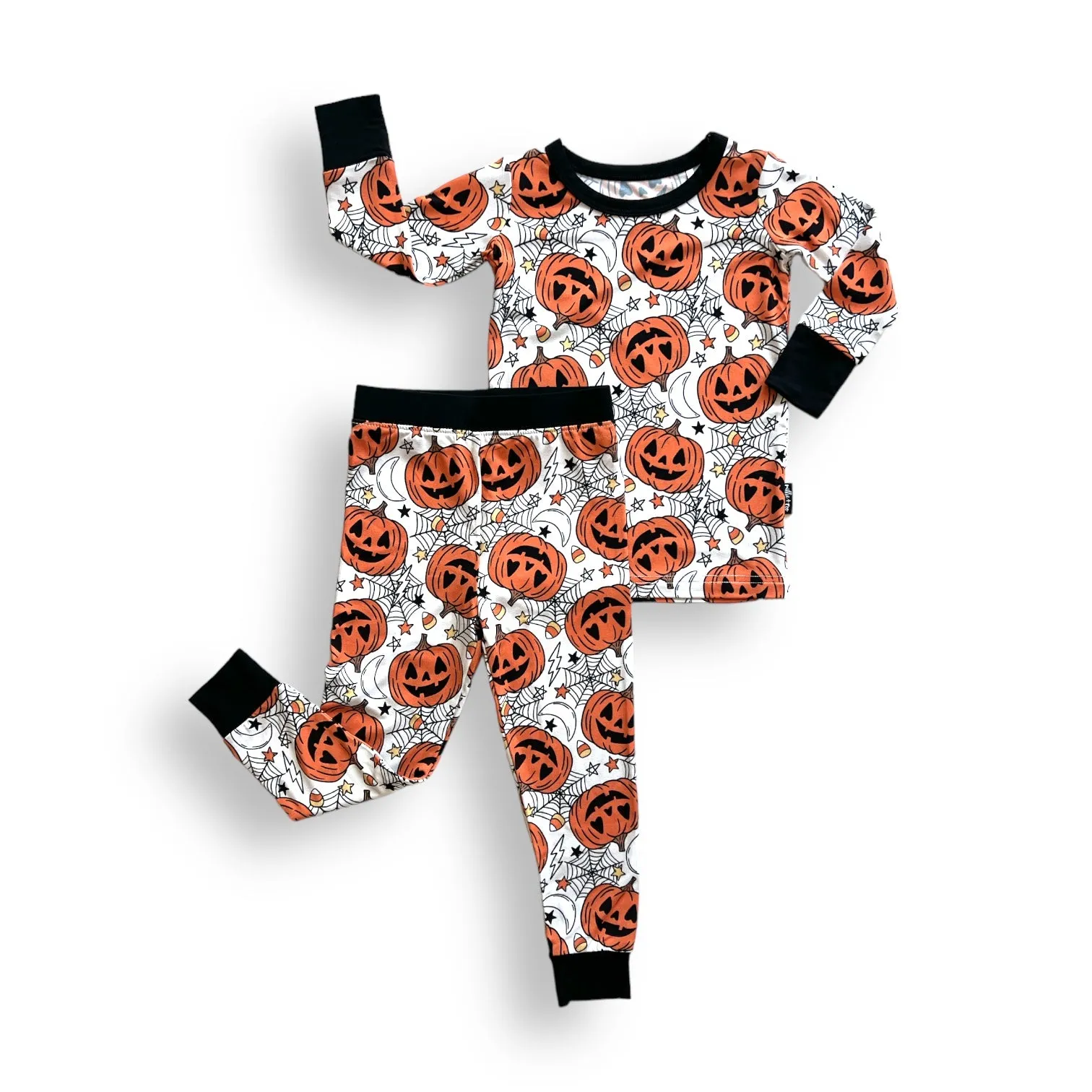 LONG SLEEVE 2 PIECE SETS- Jack-O-Lantern