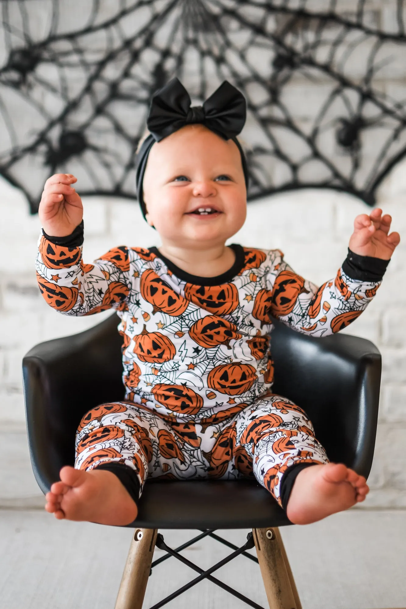 LONG SLEEVE 2 PIECE SETS- Jack-O-Lantern