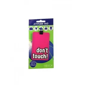 Luggage Tag - Don't Touch Pink