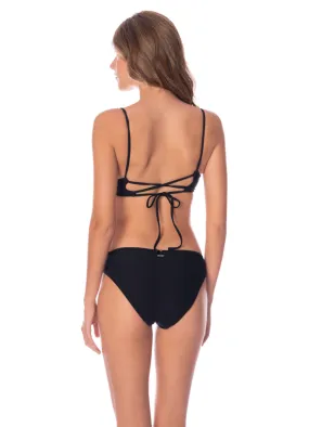 Maaji Jade Black Sublimity Regular Rise Classic Bikini Bottom