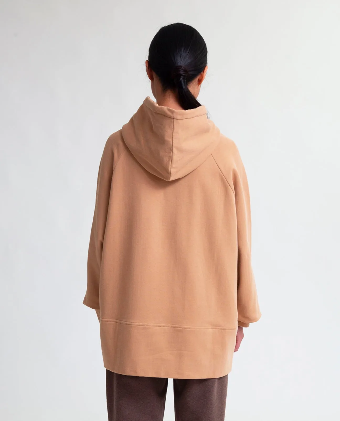 Marcella Organic Cotton Hoodie In Fawn