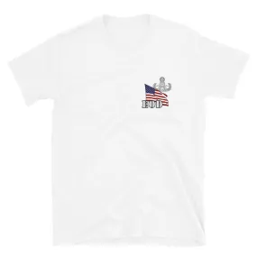 Master EOD Marine and US Flag Short-Sleeve Unisex T-Shirt