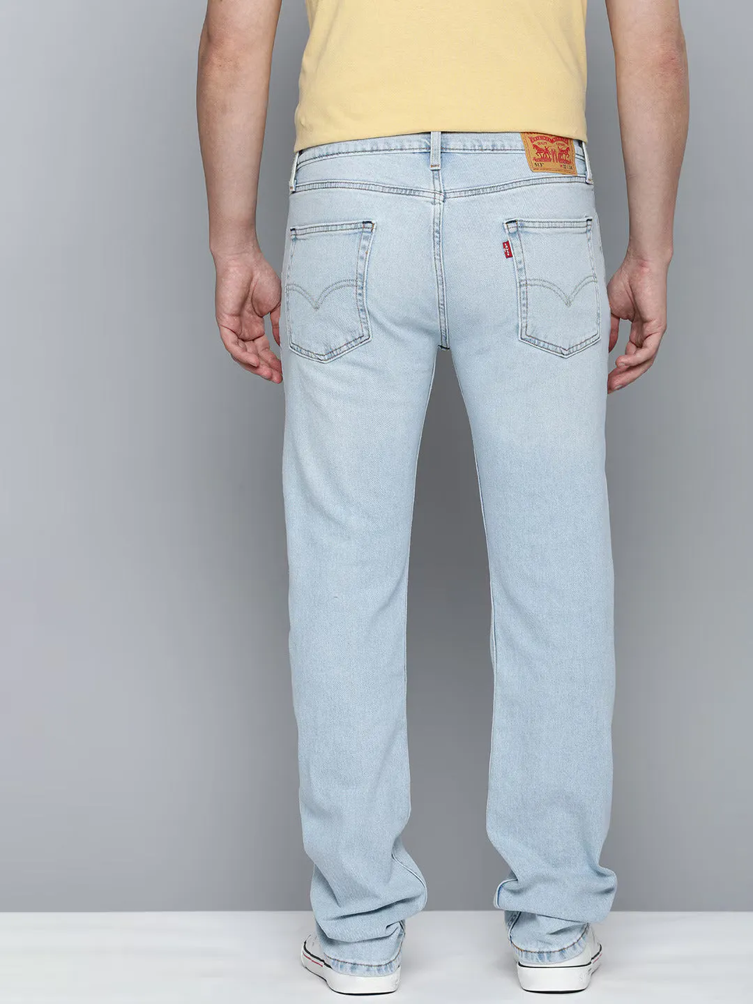 Men's 513 Blue Slim Straight Fit Jeans