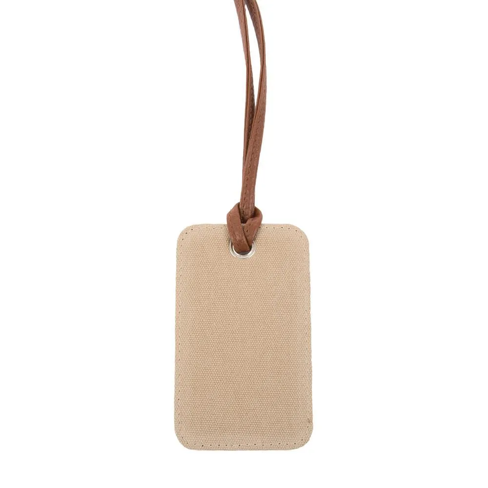 Mens Canvas Luggage Tag